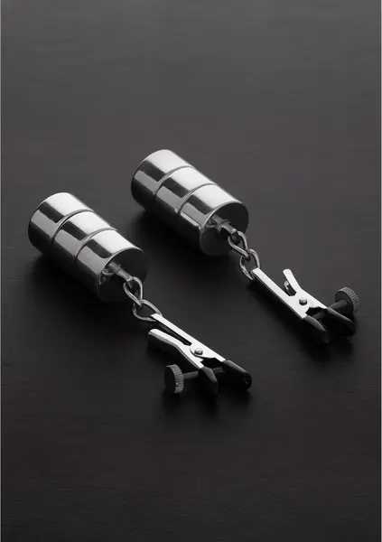 Sinner Gear Adjustable Nipple Clamps with Interchangeable Weights Set