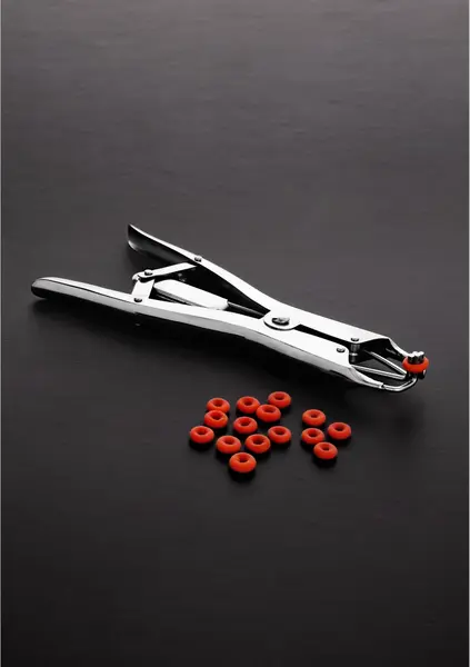 Mystim Precision Adjustable Pressure Pliers for Sensory Play, Silver