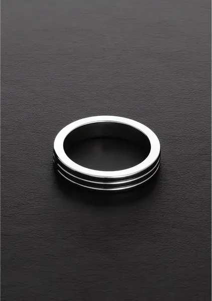 Sinner Gear Stainless Steel Ribbed Intimate Support Ring 10x45mm