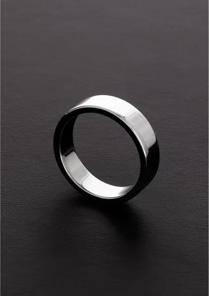 Nexus Flat C-Ring 12x45mm High-Polish Stainless Steel Band