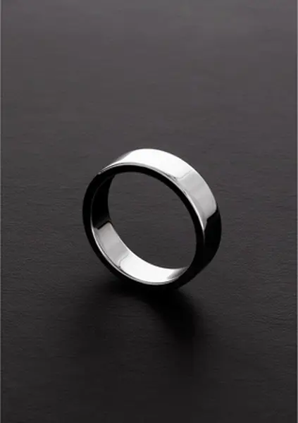 Shots Flat Stainless Steel Intimate Ring 12x40mm High Polish Finish