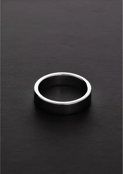 Shots Flat Stainless Steel Intimate Ring 12x40mm High Polish Finish