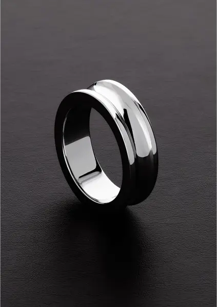 Bondage Play Stainless Steel Intimate Ring 15x55mm Ergonomic Design