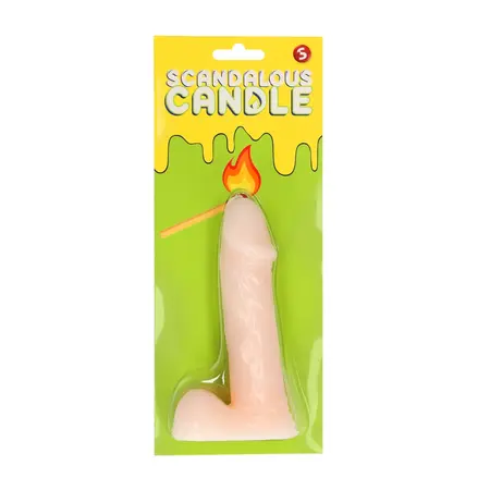 Scandalous Candles Decorative Fun Candle Pink 13cm