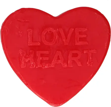 Lovehoney Heart Soap Rose Scented - Heart-Shaped Bath Bar 80g