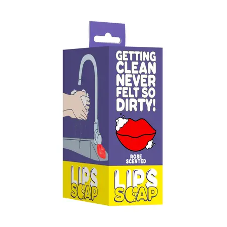 Gift Republic Kiss Soap Red Lips Fun Fragrance Bath Bar 110g