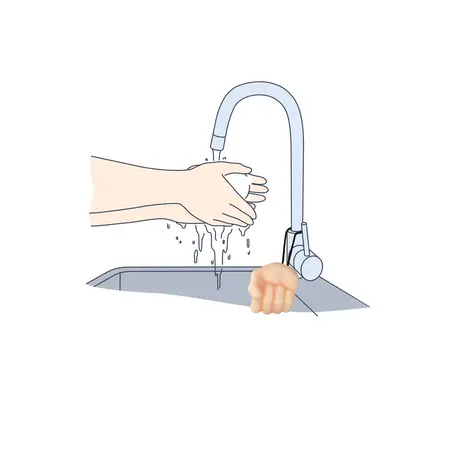 Shots Soap on a Rope Hand-Shaped Cleansing Bar 200g White