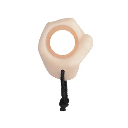 Shots Soap on a Rope Hand-Shaped Cleansing Bar 200g White