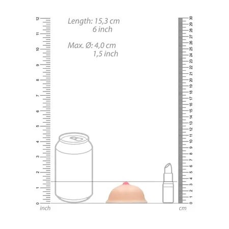 S-Line Sapun Model Intimnog Oblika 7.3 cm Boje Kože Dekorativni Sapun