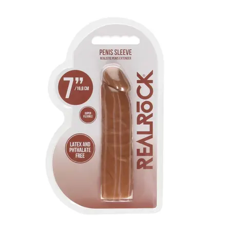 Lovetoy Produžni Rukav 17 cm - Anatomski TPE Model, Kožni Ton