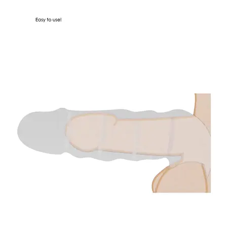 Lovetoy Produžni Rukav 17 cm - Anatomski TPE Model, Kožni Ton