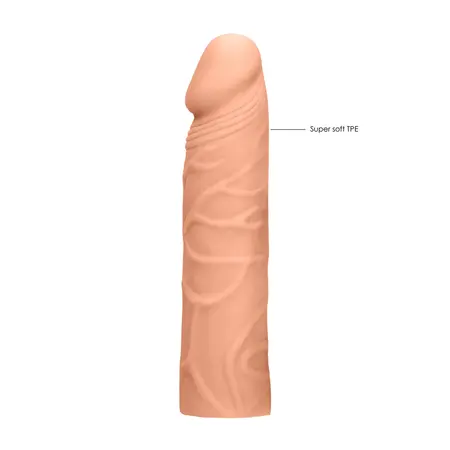 Lovetoy SoftTouch Intimni Produžetak 17 cm - Fleksibilni TPE, Kožni Ton