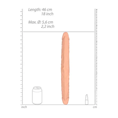 You2Toys Double Dong 46 cm Flexible TPE Dual-Sided Intimate Model
