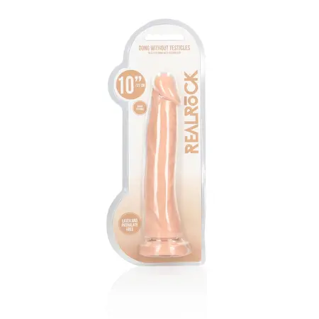 Seven Creations Model 10/25 cm Anatomski Dong, Velvet Touch TPE, Vakuumska Čašica