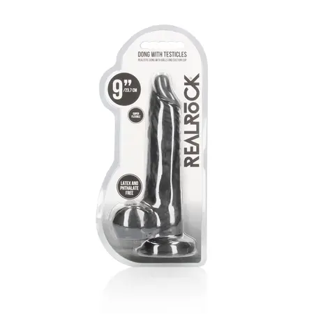 Dong with Testicles Skin TPE 23 cm Velvet-Touch Intimate Model