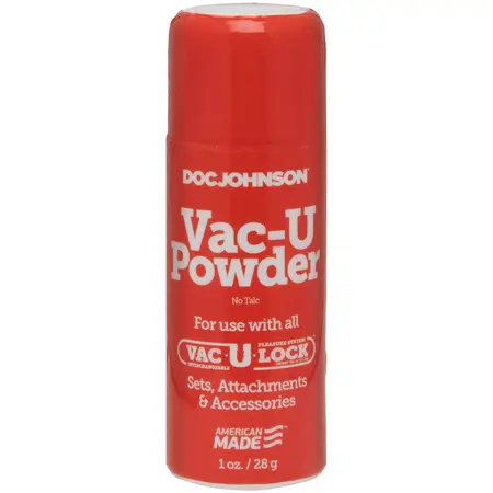 Doc Johnson Vac-U-Lock puder - Beli talk za održavanje dodataka 28g