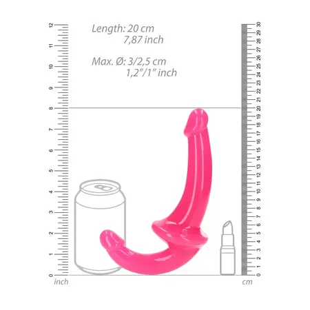 REALROCK Strapless Intimate System Glow in the Dark 13.5 cm
