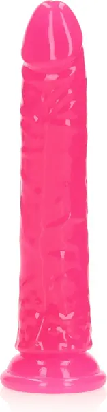 RealRock Slim Intimna mašina koja svetli u mraku 22.5 cm sa usisnom čašom