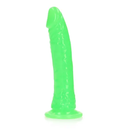 RealRock Slim Model koji svetli u mraku sa usisnom čašom 18 cm