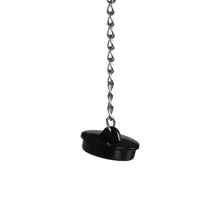 Ouch! Open Mouth Gag Black with Removable Plug Stopper, Adjustable Strap