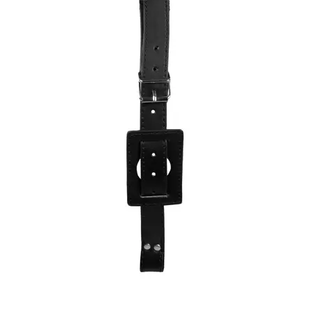 EasyToys Adjustable Belt with Wand Holder & Restraint Rings - Black