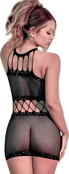 Magic Silk Seamless Kavez haljina Jedna veličina Crna – rastegljiva mini haljina