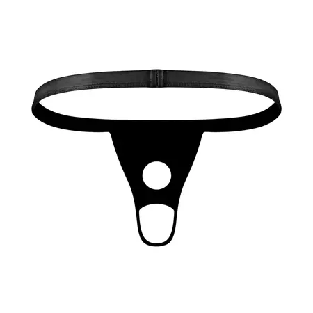 Male Power Appolo Power Sock with Cutout & Open Back S/M Black