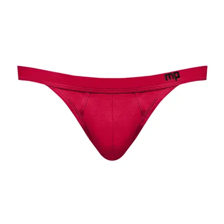 Male Power Pure Comfort Modal Bong Thong S/M Red Comfort Fit