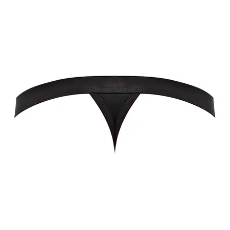 Male Power Pure Comfort Modal Bong Thong L/XL Crni udoban kroj