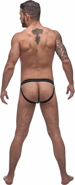Male Power Pure Comfort Modal Sport Jock S/M Black Performance Fit