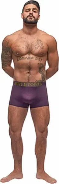 Male Power Avant-Garde Enhancer Šorts XL Patlidžan udobno pristajanje