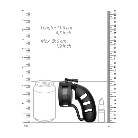 Mancage Model 19 Silikonski sistem čednosti sa razdelnikom testisa 11.5 cm