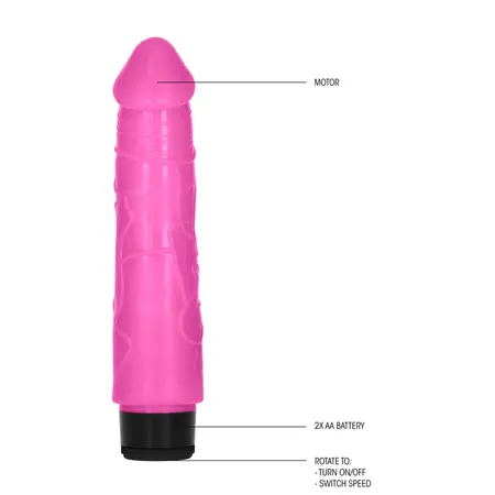 GC Vibrating Model 8 - Thick Anatomical Form, 20 cm, TPE Material