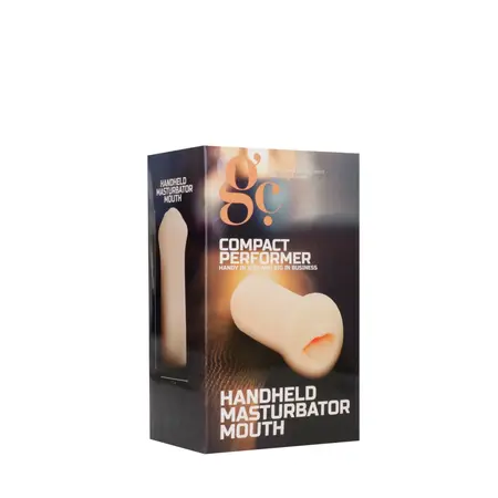 GC Handheld Intimate Device Mouth-Shape Compact TPR 14cm x 5.5cm