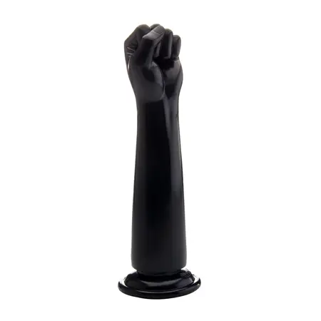 Fist It Power Fist Black 32.5cm - Large Anatomical Model Rubber