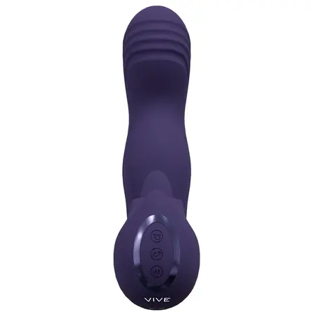 VIVE Yumi trostruki motor intimni uređaj sa treperavim jezikom - ljubičasta