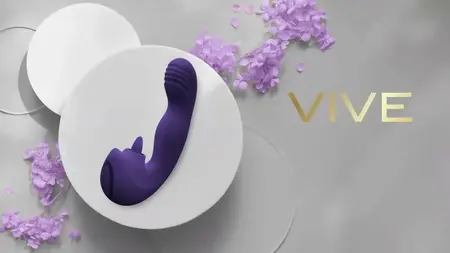 VIVE Yumi trostruki motor intimni uređaj sa treperavim jezikom - ljubičasta