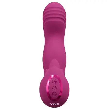VIVE YUMI roze - trostruki motor intimni uređaj sa dinamičkim sistemom pokreta