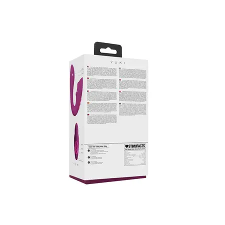 VIVE Yuki Dual Motor intimni masažer sa kuglicama, roze silikon