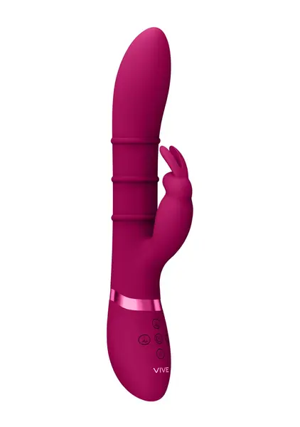 VIVE Sora gore-dole sa 3 prstena intimni uređaj, G-Spot zeka, roze