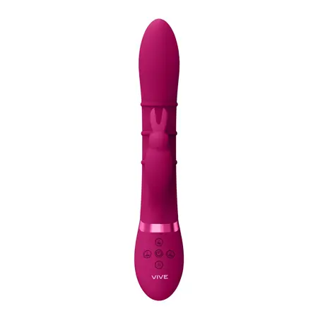 VIVE Sora gore-dole sa 3 prstena intimni uređaj, G-Spot zeka, roze