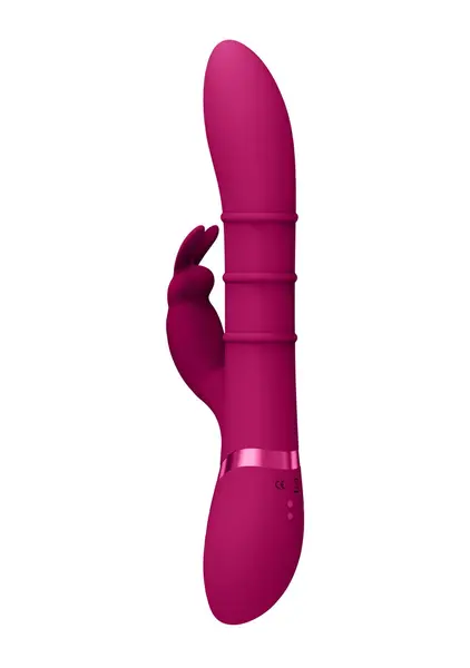 VIVE Sora gore-dole sa 3 prstena intimni uređaj, G-Spot zeka, roze