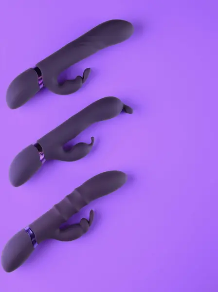 VIVE Nari vibrirajuće i rotirajuće kuglice G-Spot zeka, ljubičasta, silikon