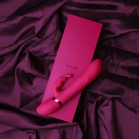 VIVE Nari napredni G-Spot intimni uređaj sa vibrirajućim i rotirajućim kuglicama, roze
