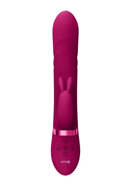 VIVE Nari napredni G-Spot intimni uređaj sa vibrirajućim i rotirajućim kuglicama, roze