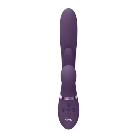 Kura napredni G-Spot model sa potiskivanjem i sistemom treperenja, ljubičasta