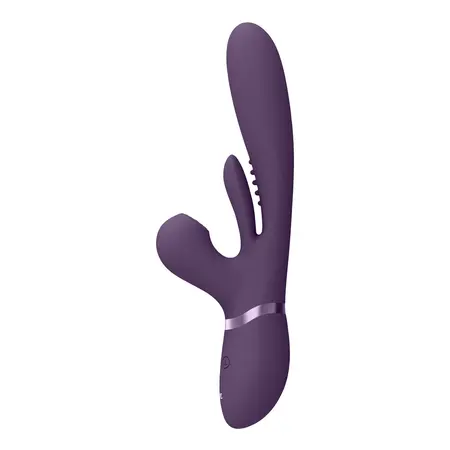 Kura napredni G-Spot model sa potiskivanjem i sistemom treperenja, ljubičasta