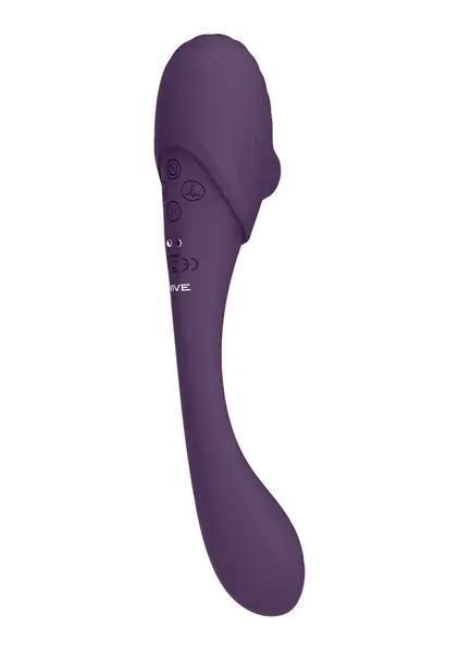 Mirai savitljivi Dual Motor intimni masažer, medicinski silikon, roze