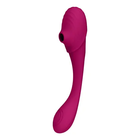 Mirai dvostrani savitljivi silikonski vibrator sa 3 motora, vodootporan, roze