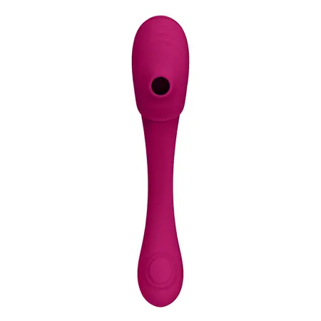 Mirai dvostrani savitljivi silikonski vibrator sa 3 motora, vodootporan, roze